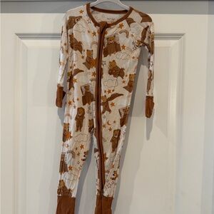 Little Sleepies Zippy in Beary Sleepy Print